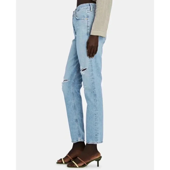 NWT Citizens of Humanity Charlotte High Rise Straight Leg Jeans Denim Blue 33 - Picture 3 of 14